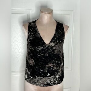 Aritzia Babaton Multicolored Print Top Sz S